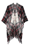 Women Plaid Pattern Warm & Thick Cashmere Shawl