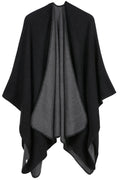 Women Solid Color Warm & Thick Shawl