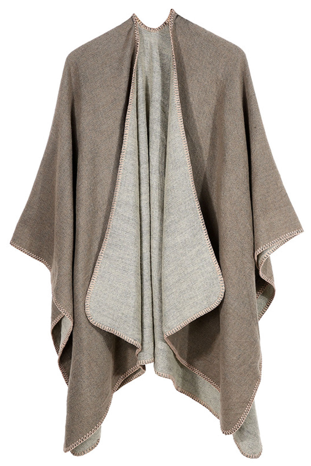 Women Solid Color Warm & Thick Shawl