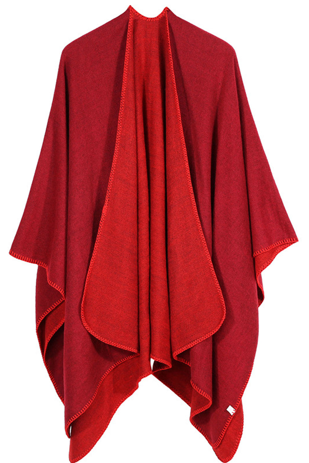 Women Solid Color Warm & Thick Shawl