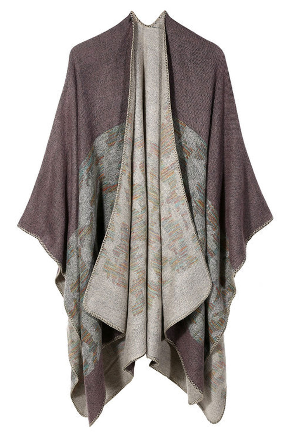 Women Stylish Camouflage Pattern Warm Shawl