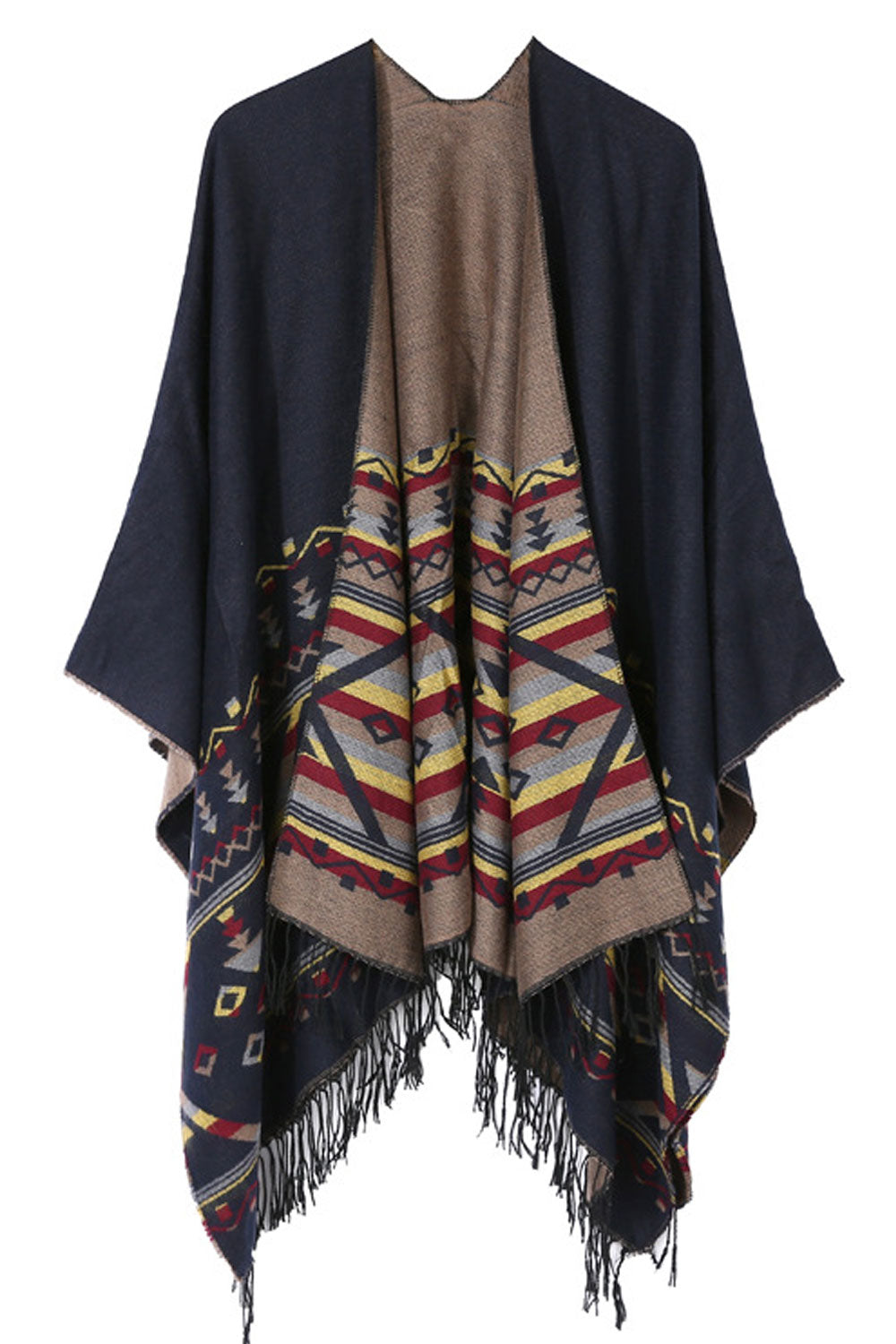 Women Modish Winter Autumn Tassel Decorated Warm Shawl