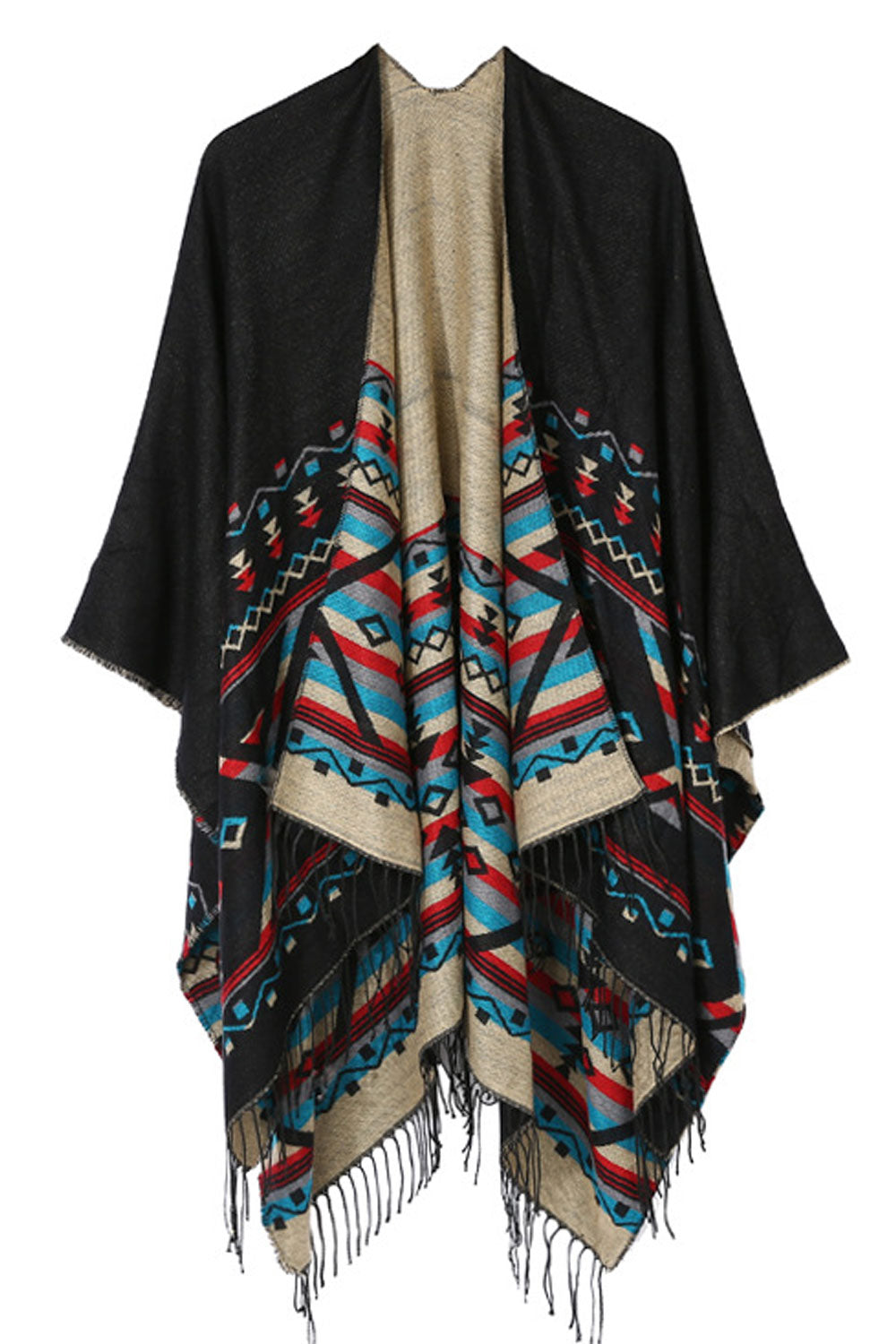 Women Modish Winter Autumn Tassel Decorated Warm Shawl