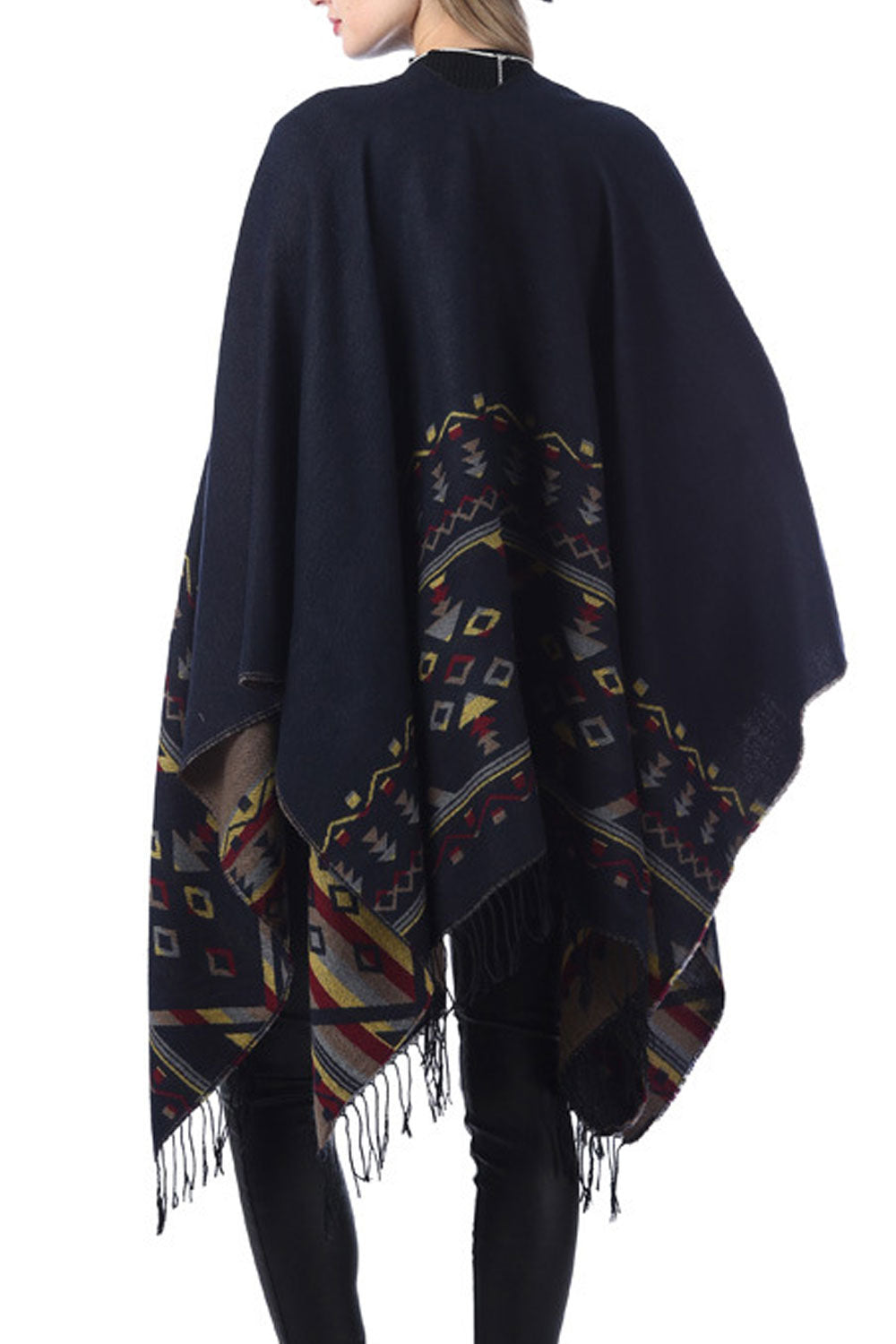 Women Modish Winter Autumn Tassel Decorated Warm Shawl