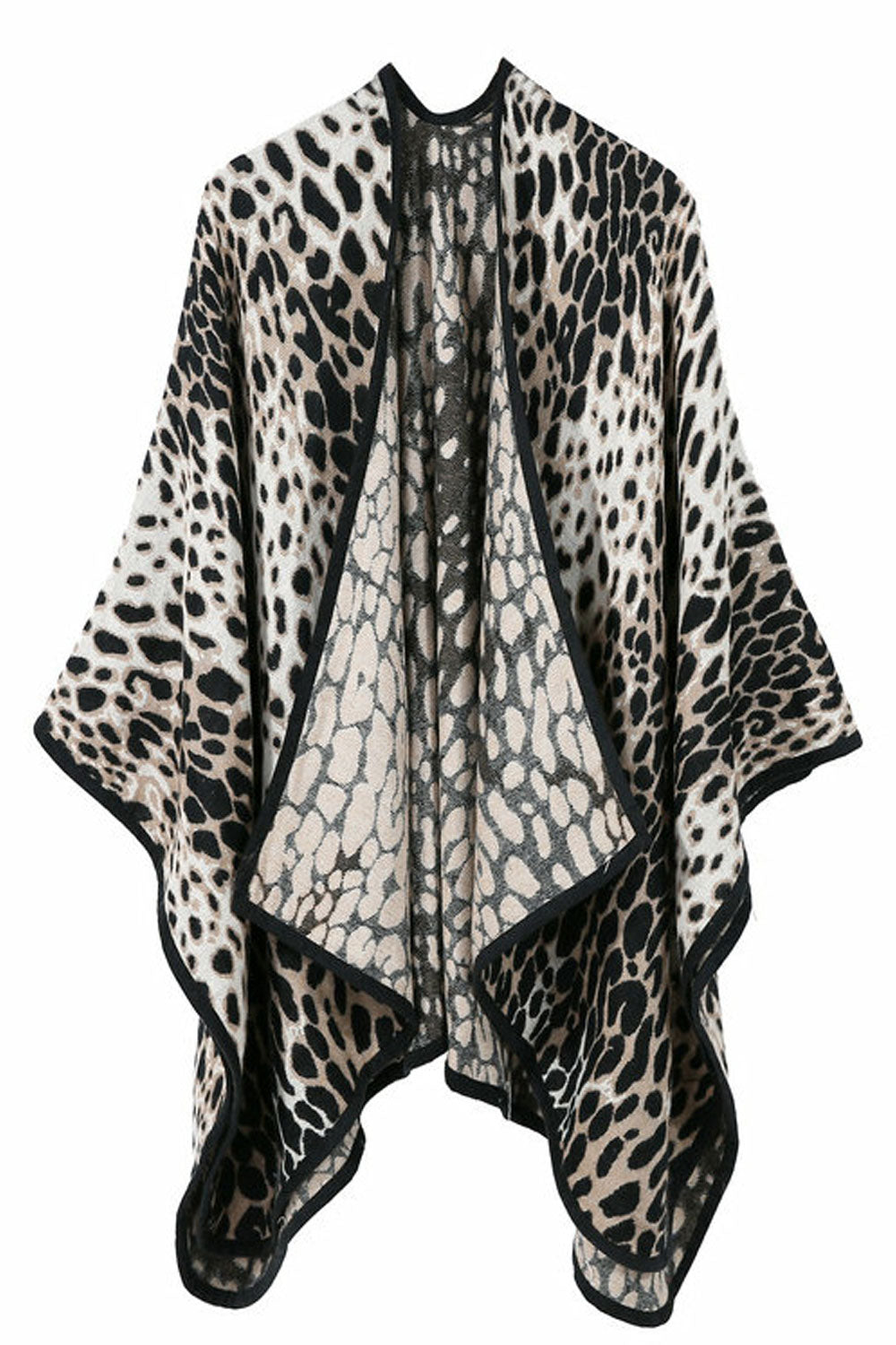 Women Classy Leopard Warm & Thick Cashmere Shawl