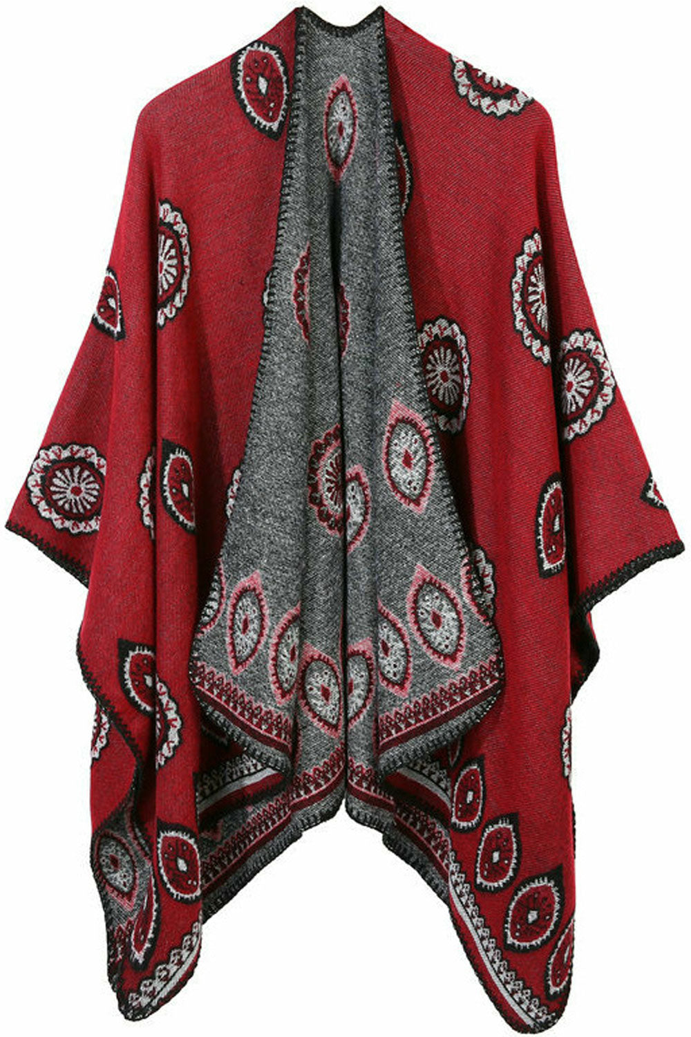 Women Autumn & Winter Printed Cashmere Warm Shawl