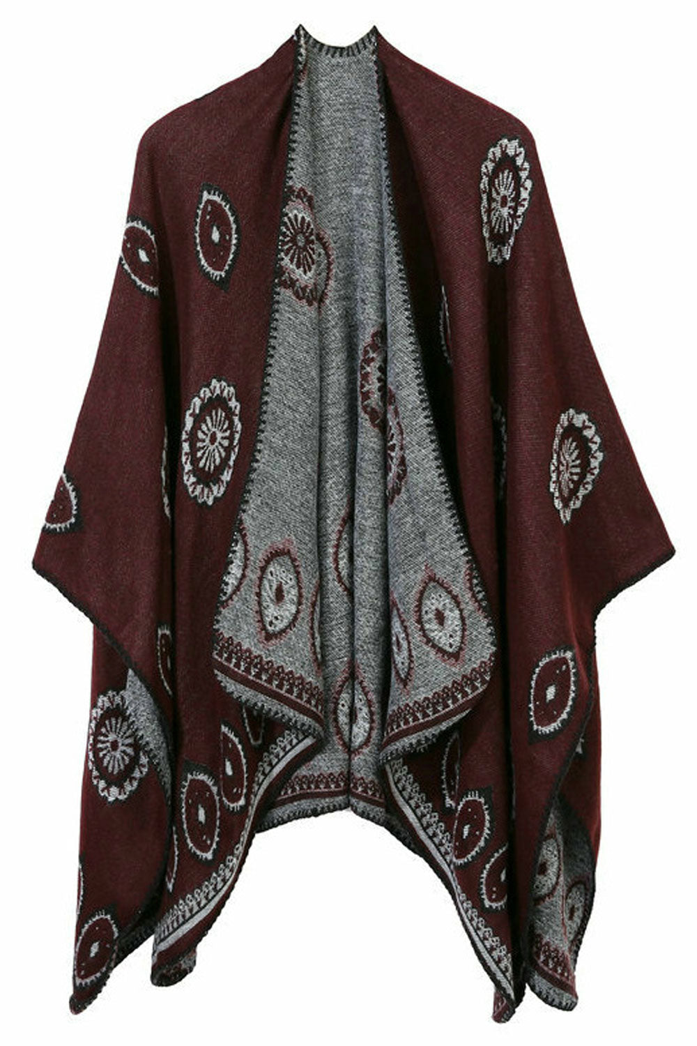 Women Autumn & Winter Printed Cashmere Warm Shawl