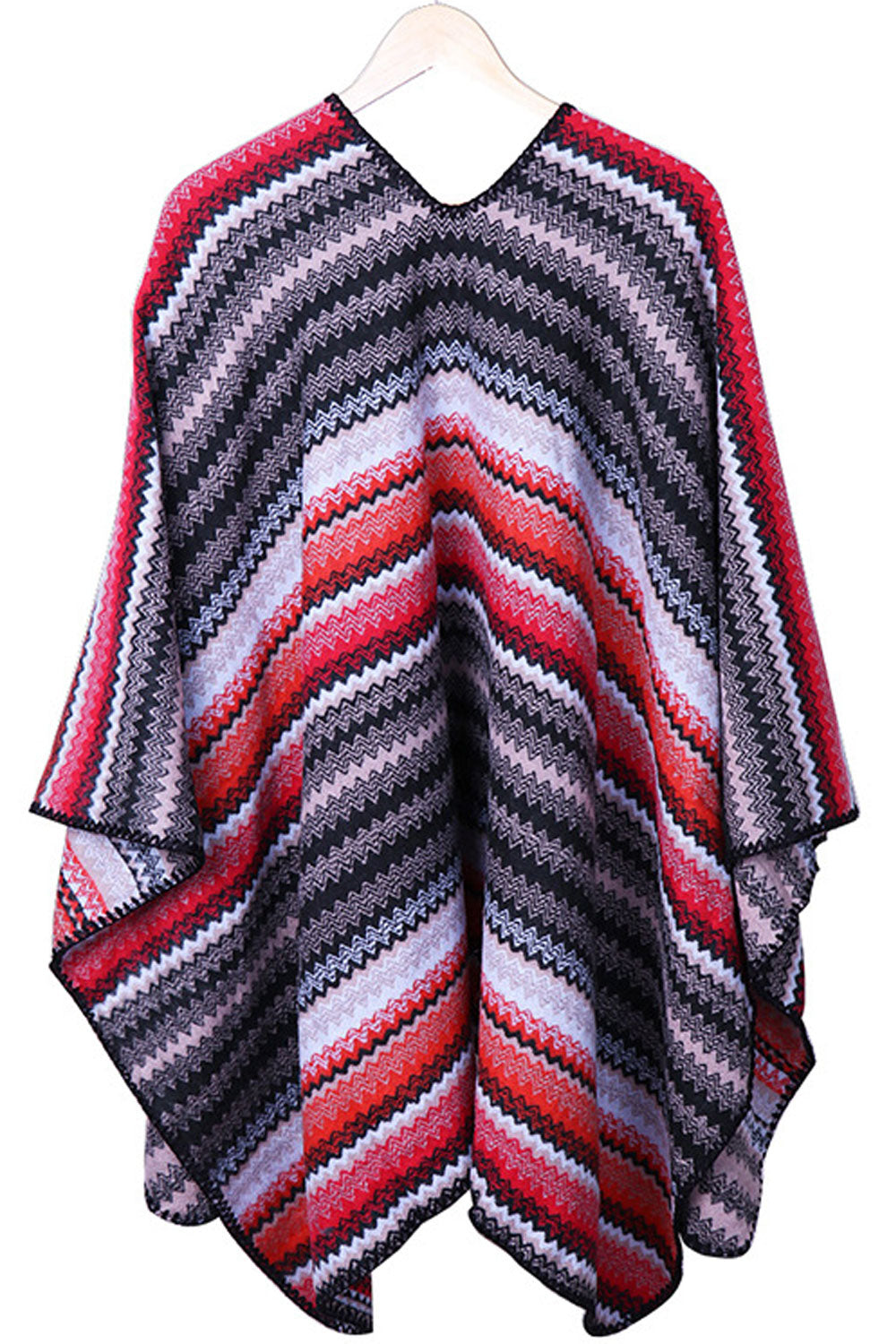 Women Lovely Stripe Warm & Thick Shawl