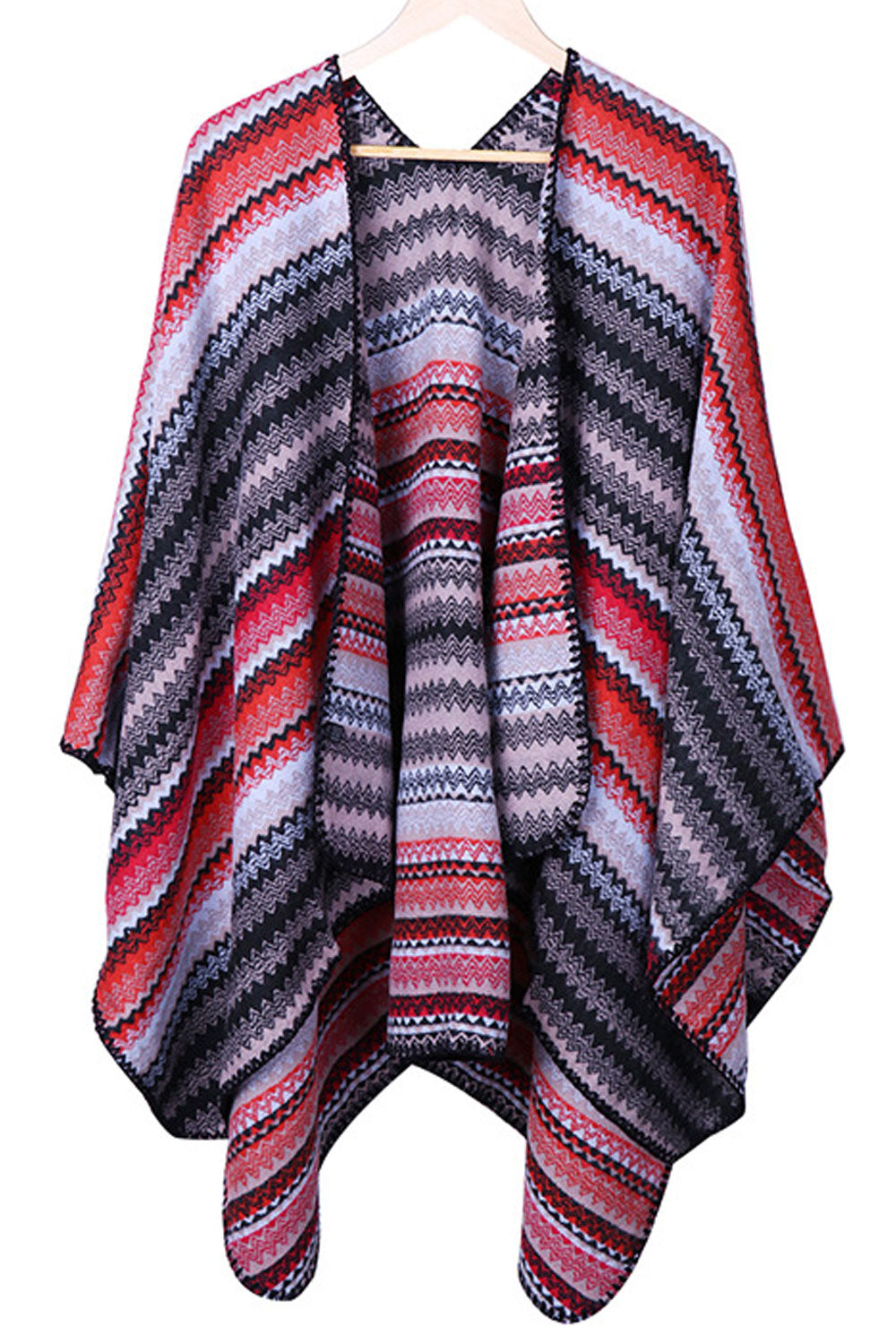 Women Lovely Stripe Warm & Thick Shawl