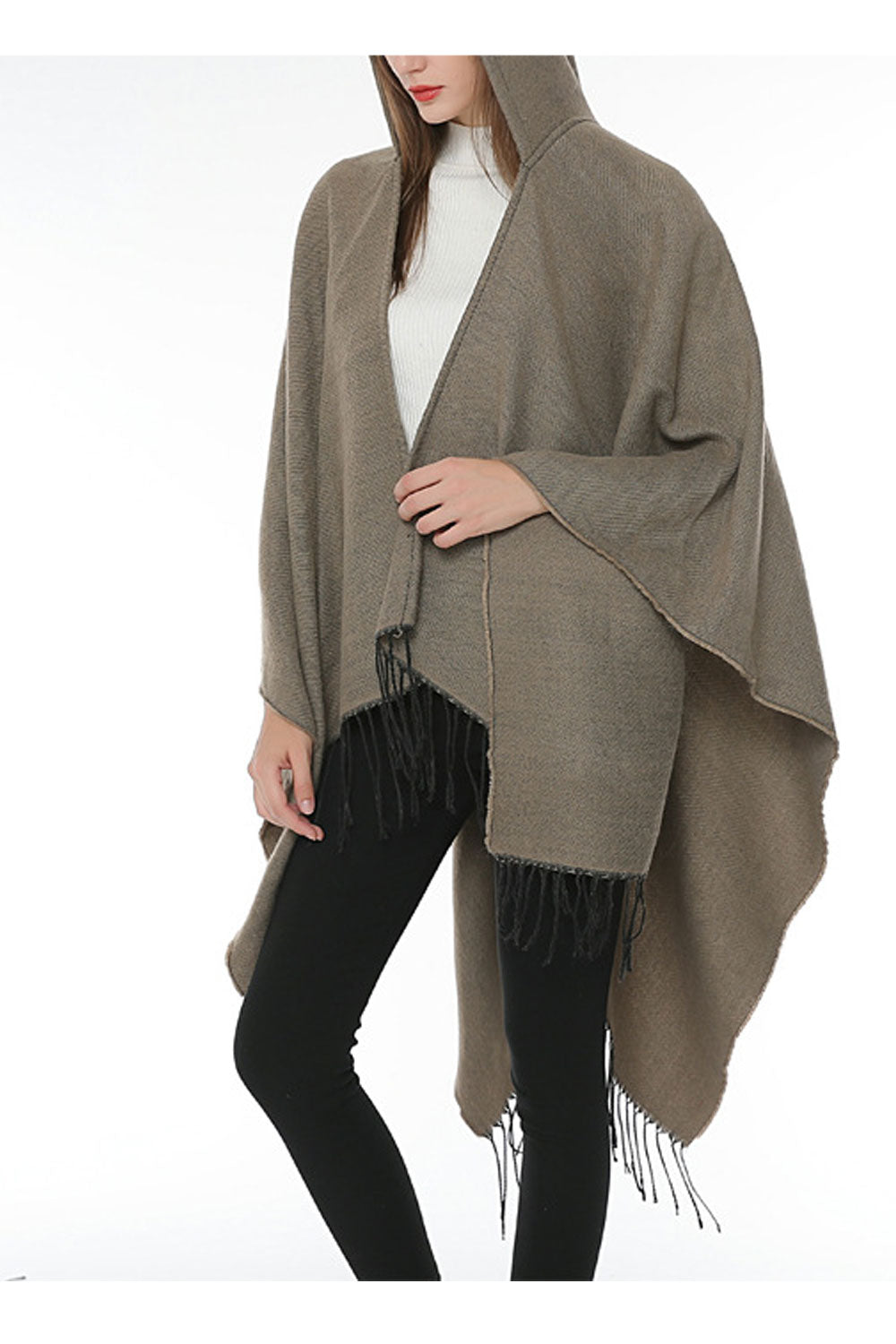 Women Solid Color Thick & Warm Cashmere Shawl