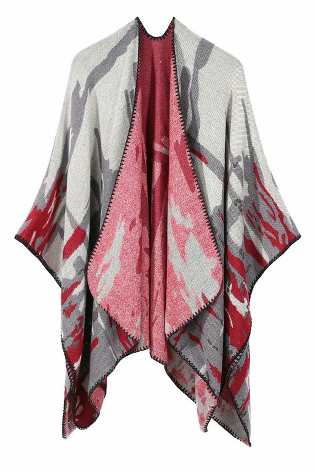Women Fashion Camouflage Pattern Warm & Thick Shawl