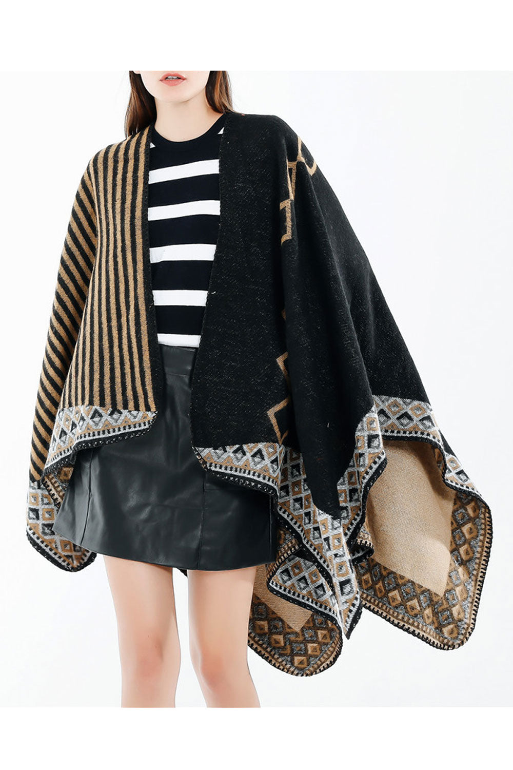 Women Windproof Breathable Fashion Warm Shawl