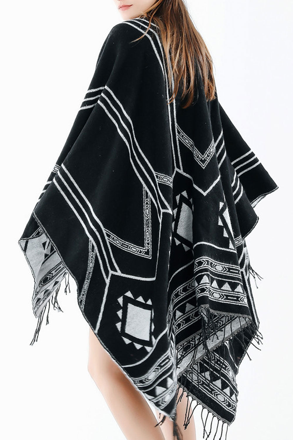 Women Winter Autumn Tassel Warm Shawl