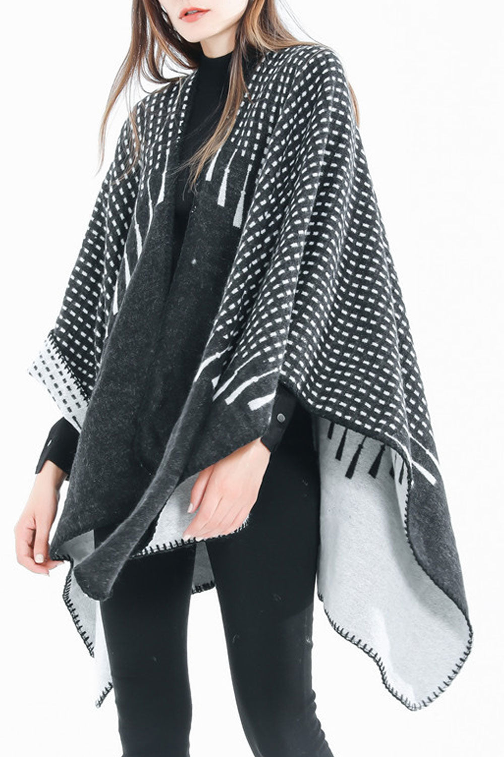 Women Beautiful Print Pattern Warm & Thick Shawl