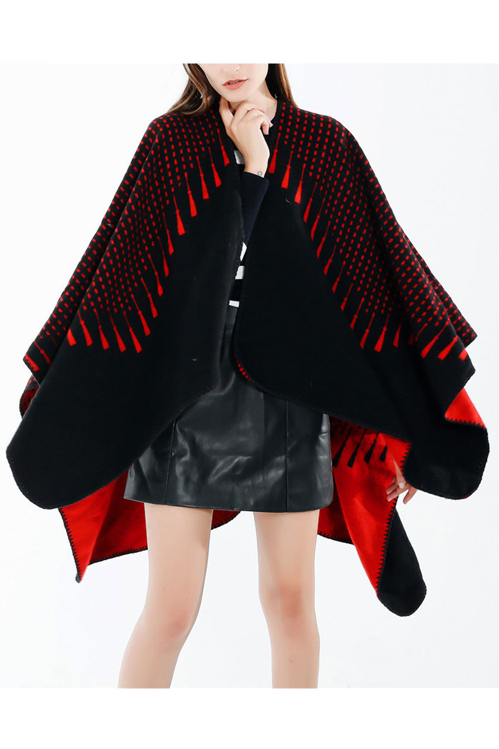 Women Beautiful Print Pattern Warm & Thick Shawl