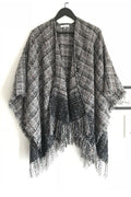 Women Beautiful Lattice Pattern Tassel Warm Shawl
