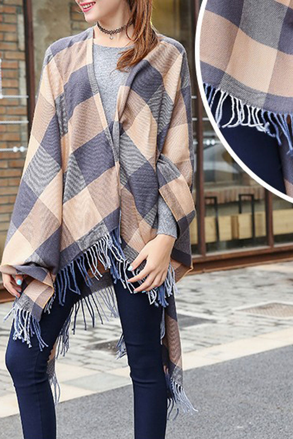 Women Autumn Warm Thick Cashmere Shawl
