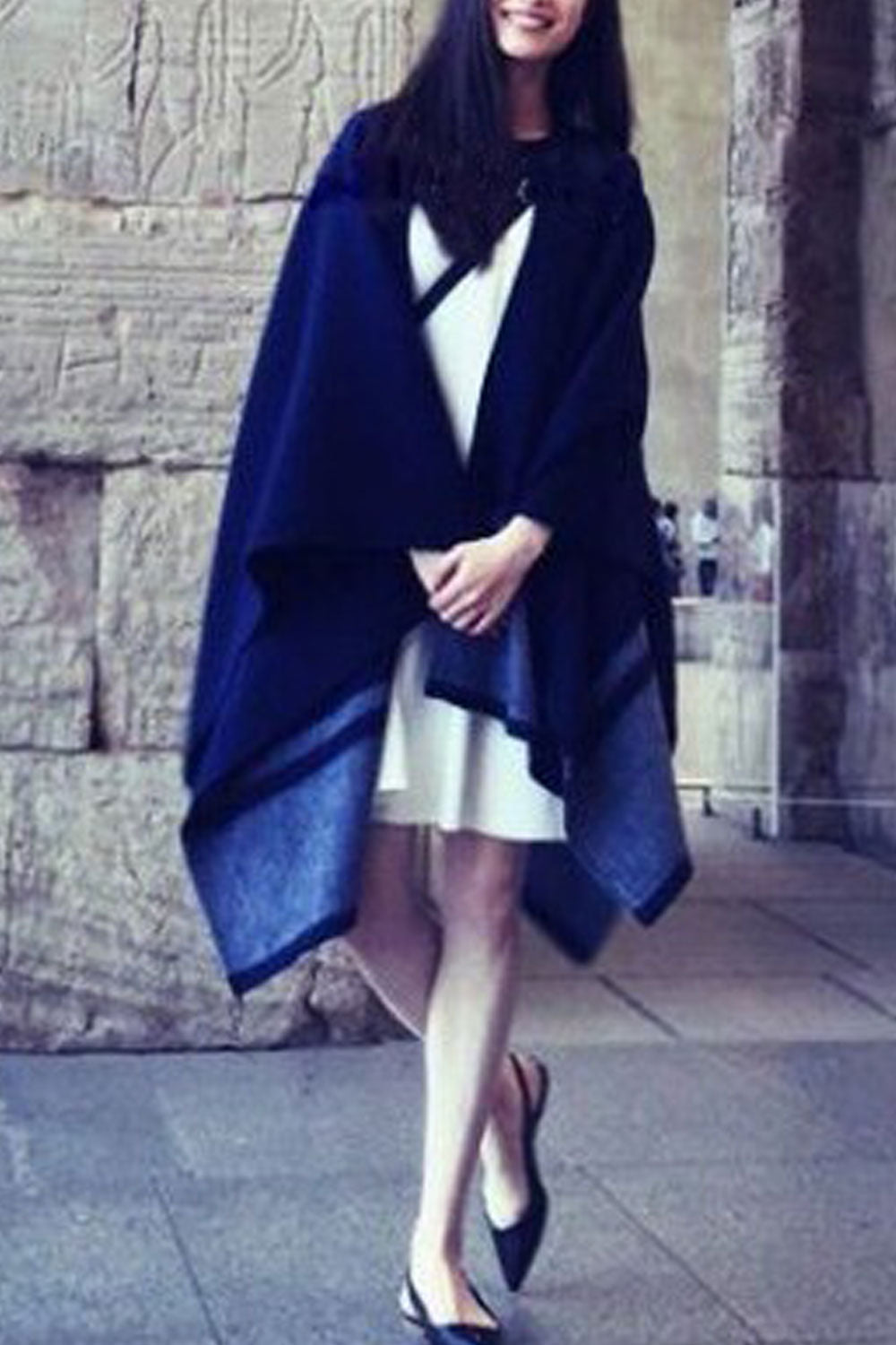 Women Autumn Warm Thick Cashmere Shawl
