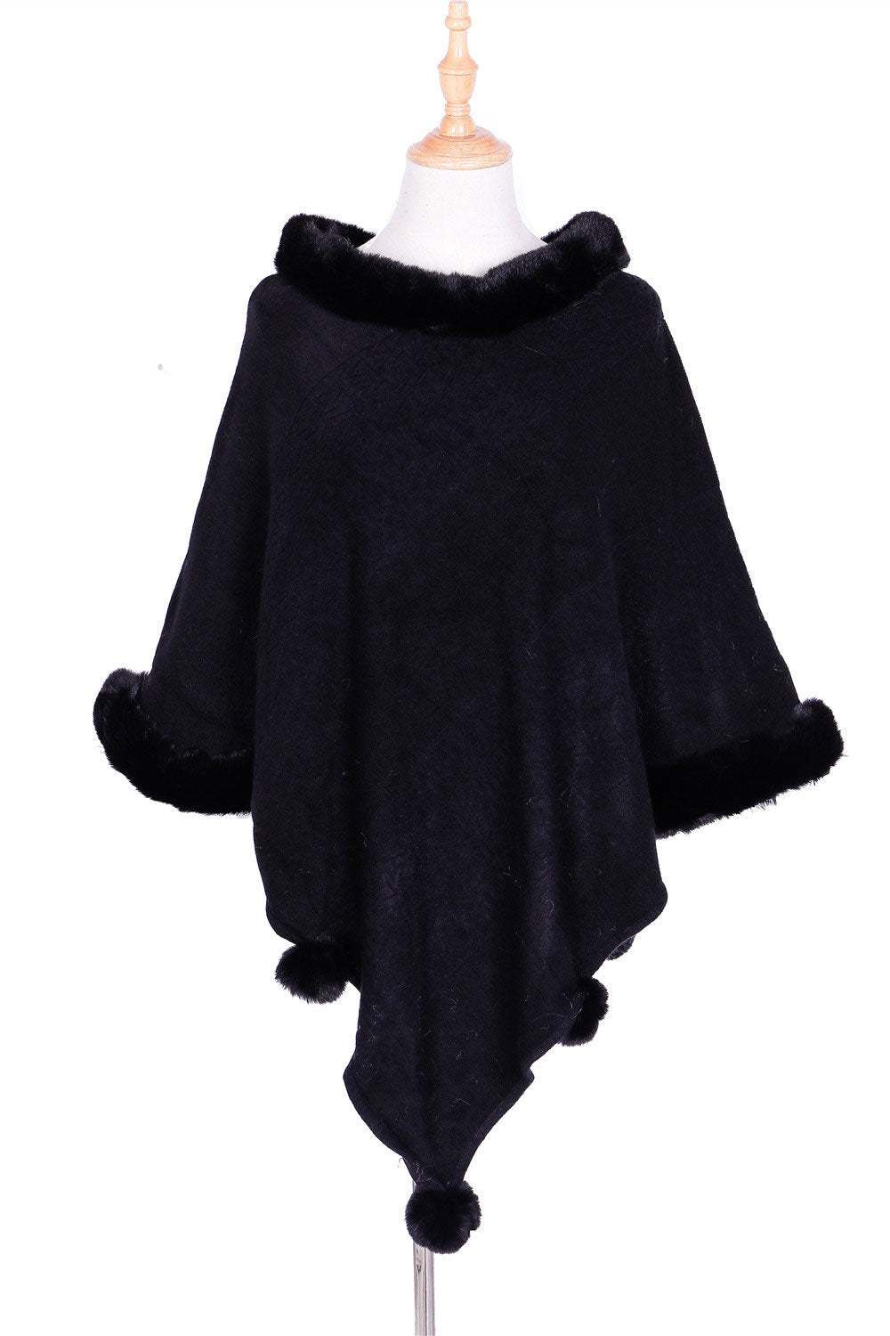 Women Modern Pullover Style Warm Thick Cashmere Shawl
