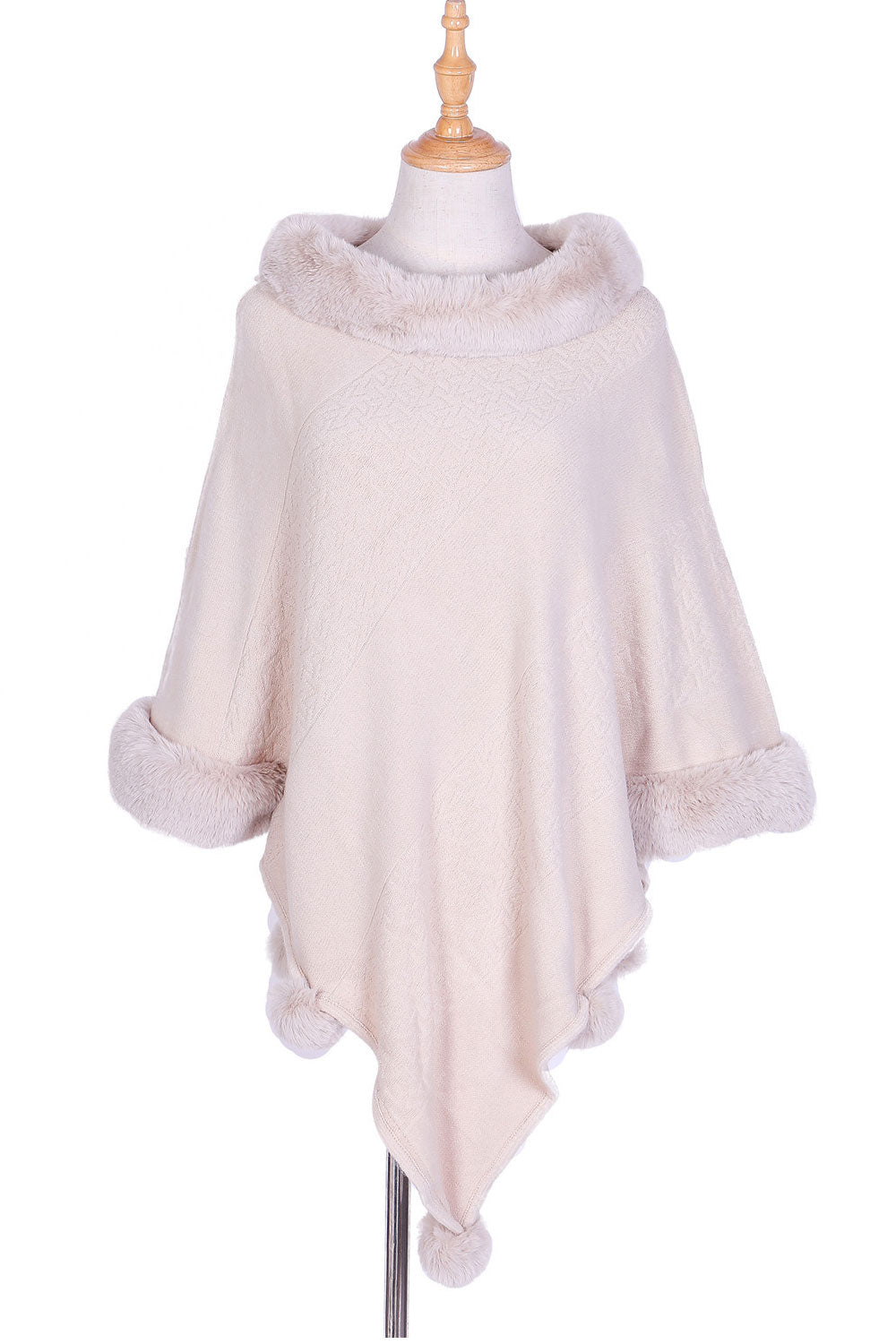 Women Modern Pullover Style Warm Thick Cashmere Shawl