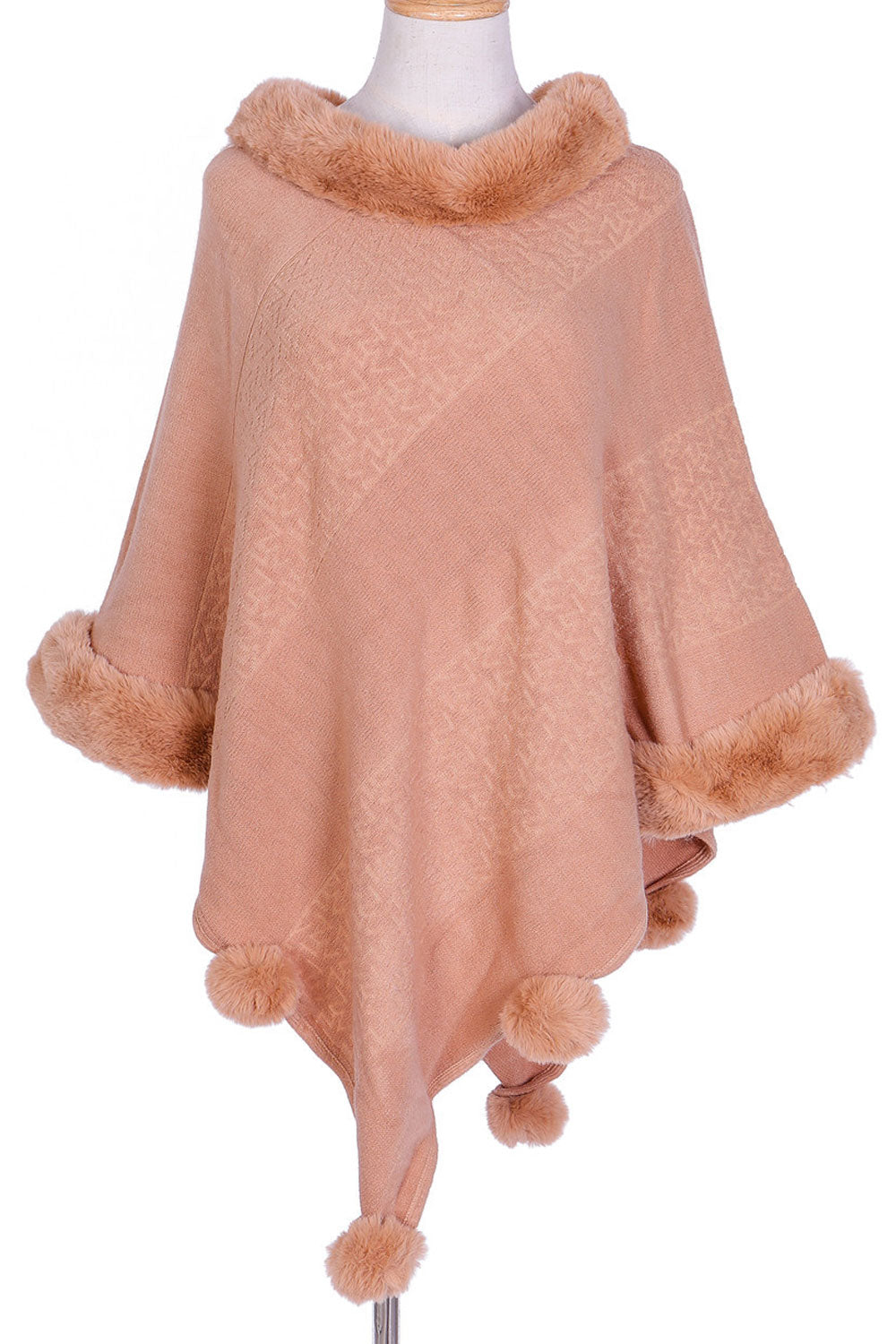 Women Modern Pullover Style Warm Thick Cashmere Shawl