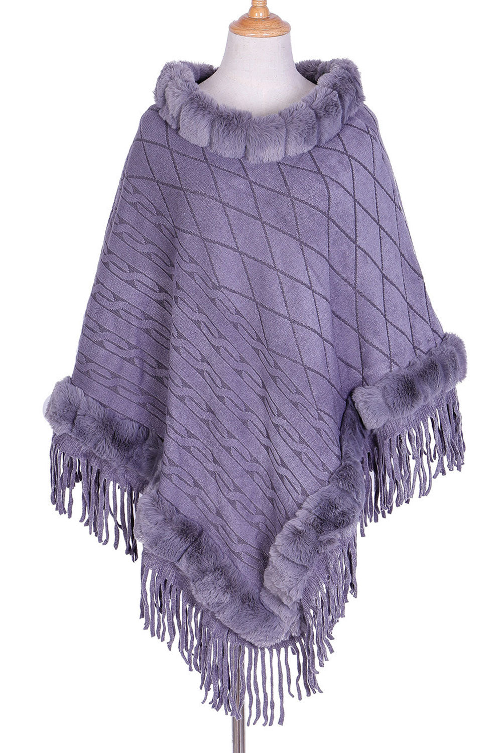 Women Classy Tassel Decorated Warm & Thick Shawl