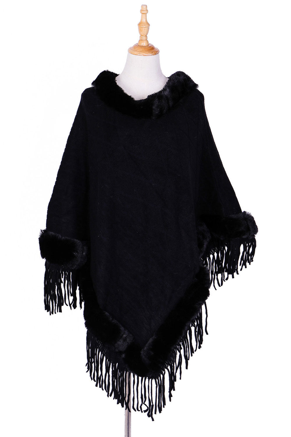 Women Classy Tassel Decorated Warm & Thick Shawl
