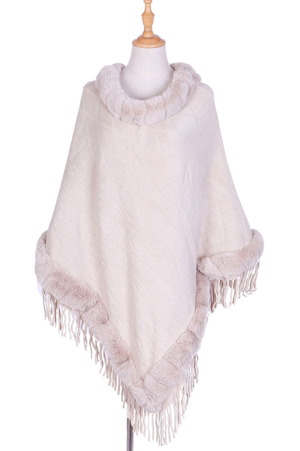 Women Classy Tassel Decorated Warm & Thick Shawl