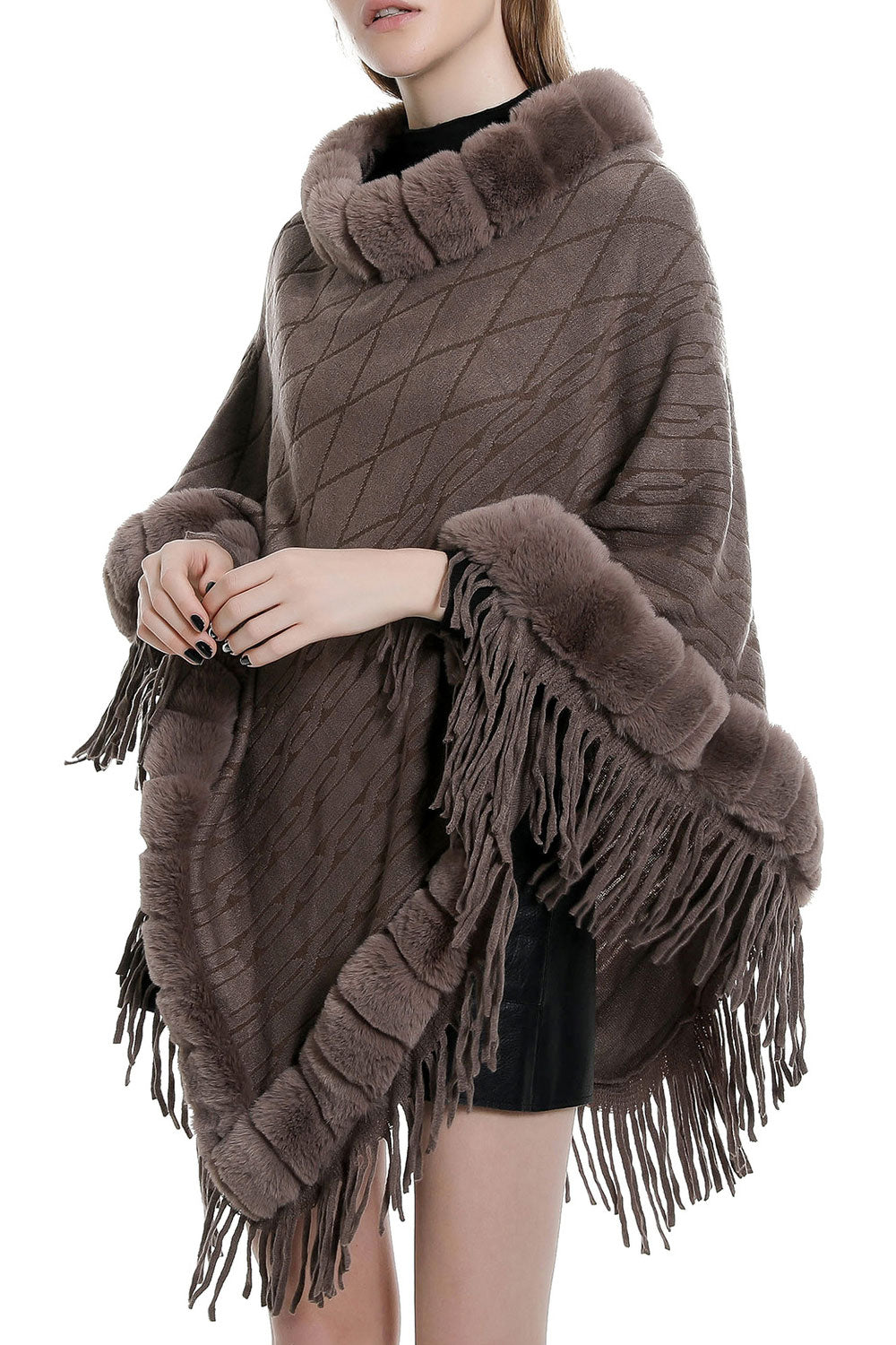 Women Classy Tassel Decorated Warm & Thick Shawl