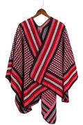 Women Fashion Warm & Thick Striped Pattern Winter Shawl