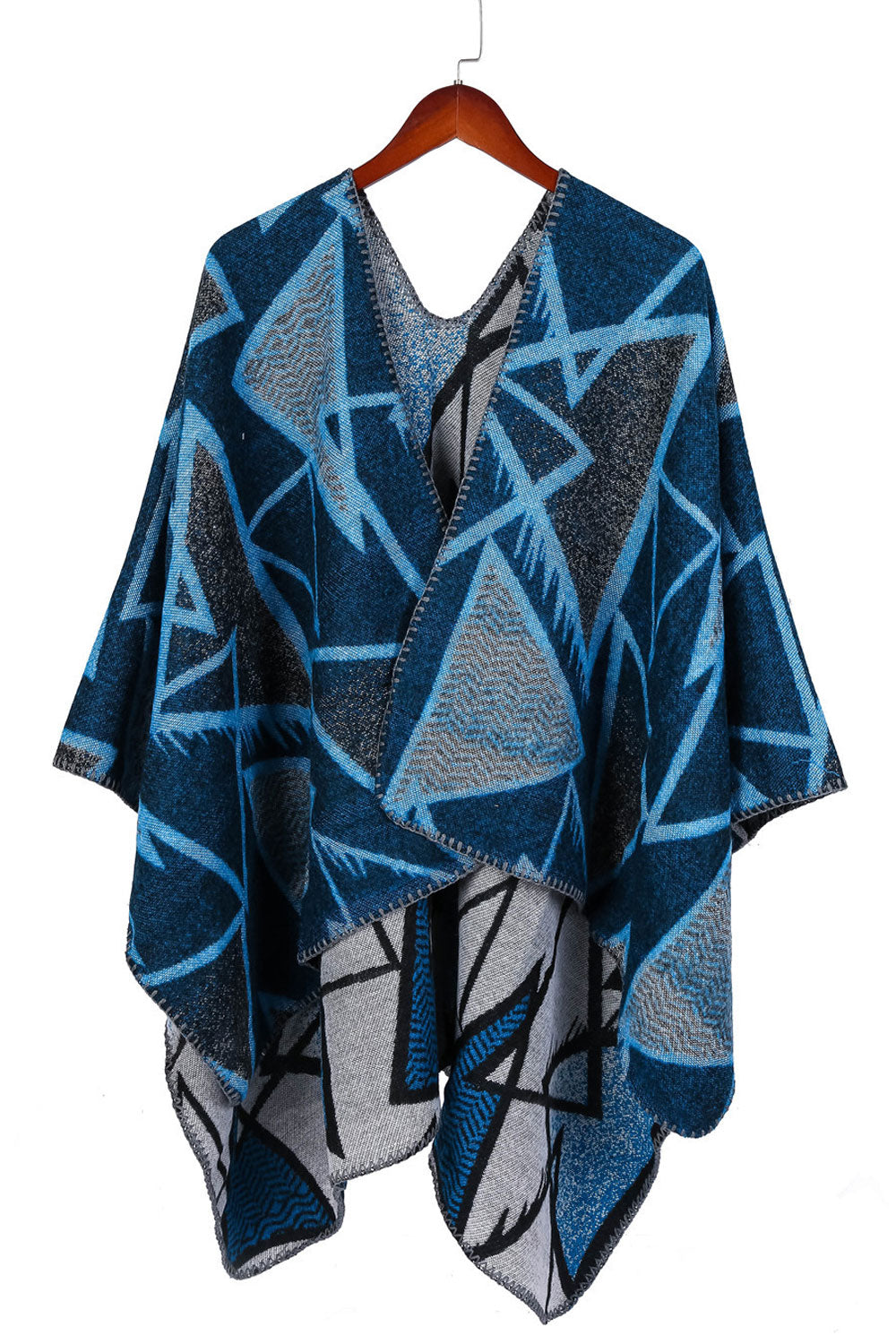 Women Elegant Geometric Triangle Warm Shawl