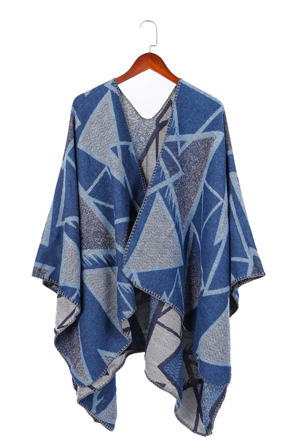Women Elegant Geometric Triangle Warm Shawl