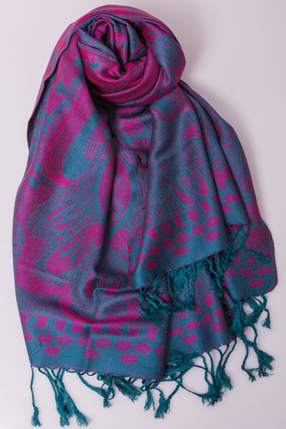 Women Autumn & Winter Tassel Decorated Warm Shawl