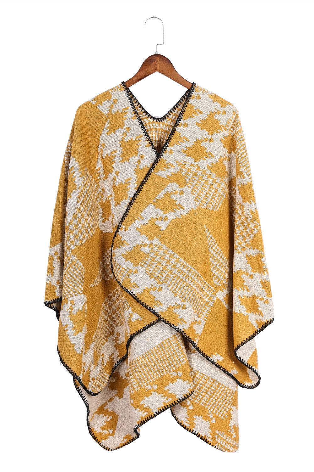 Women Fashion Hounds tooth Pattern Thick Warm Cashmere Shawl