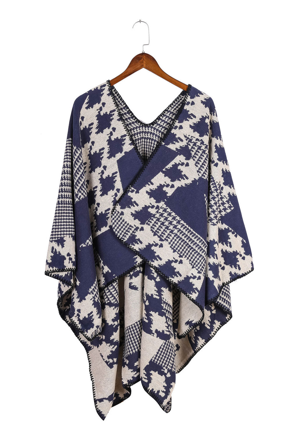 Women Fashion Hounds tooth Pattern Thick Warm Cashmere Shawl