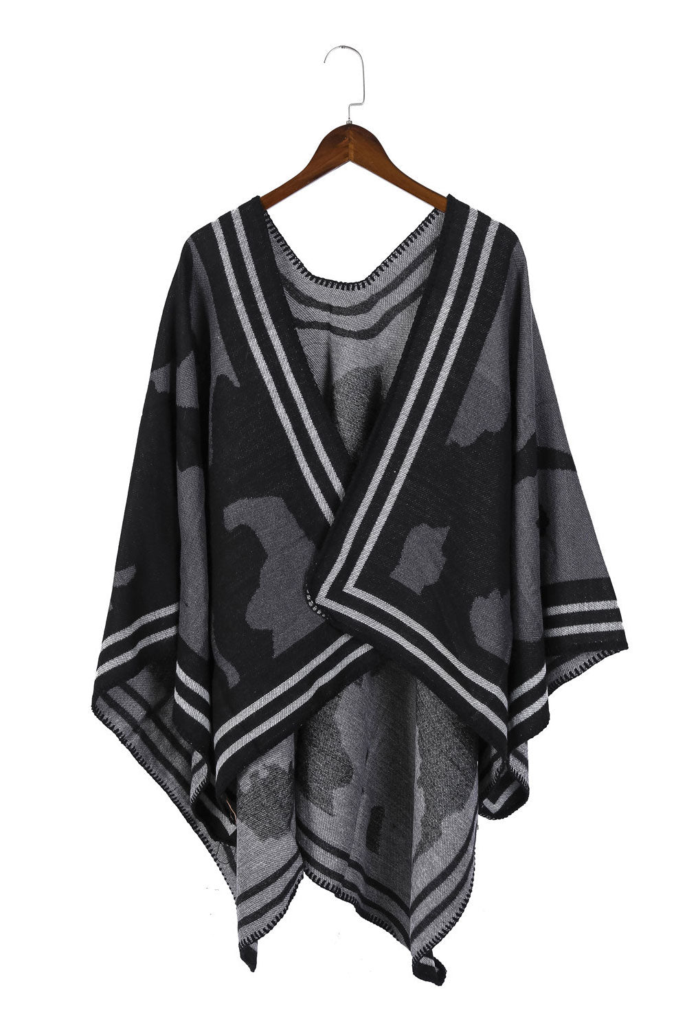 Women Classy Camouflage Pattern Warm & Thick Shawl