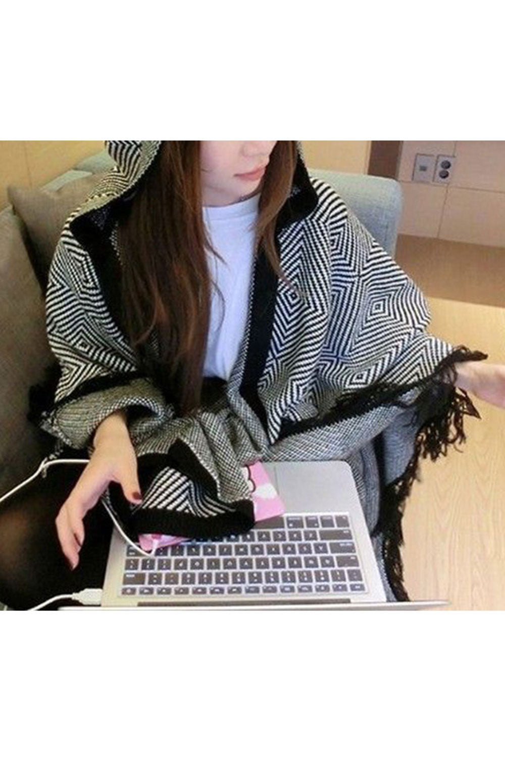 Women Fashion Autumn Warm Thick Cashmere Shawl
