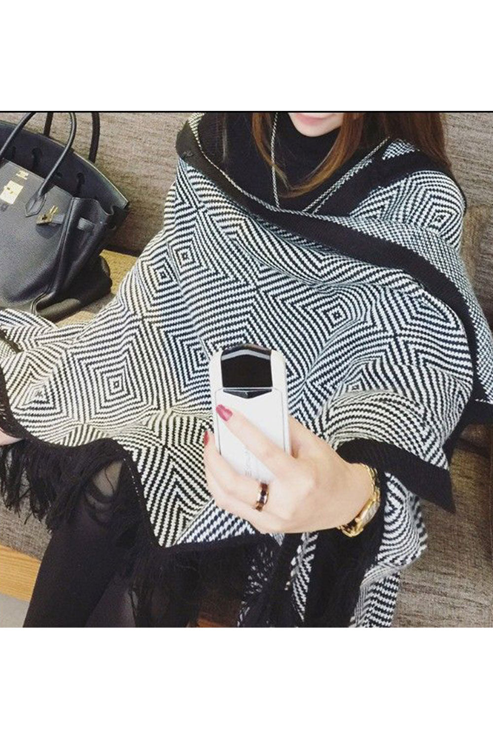 Women Fashion Autumn Warm Thick Cashmere Shawl