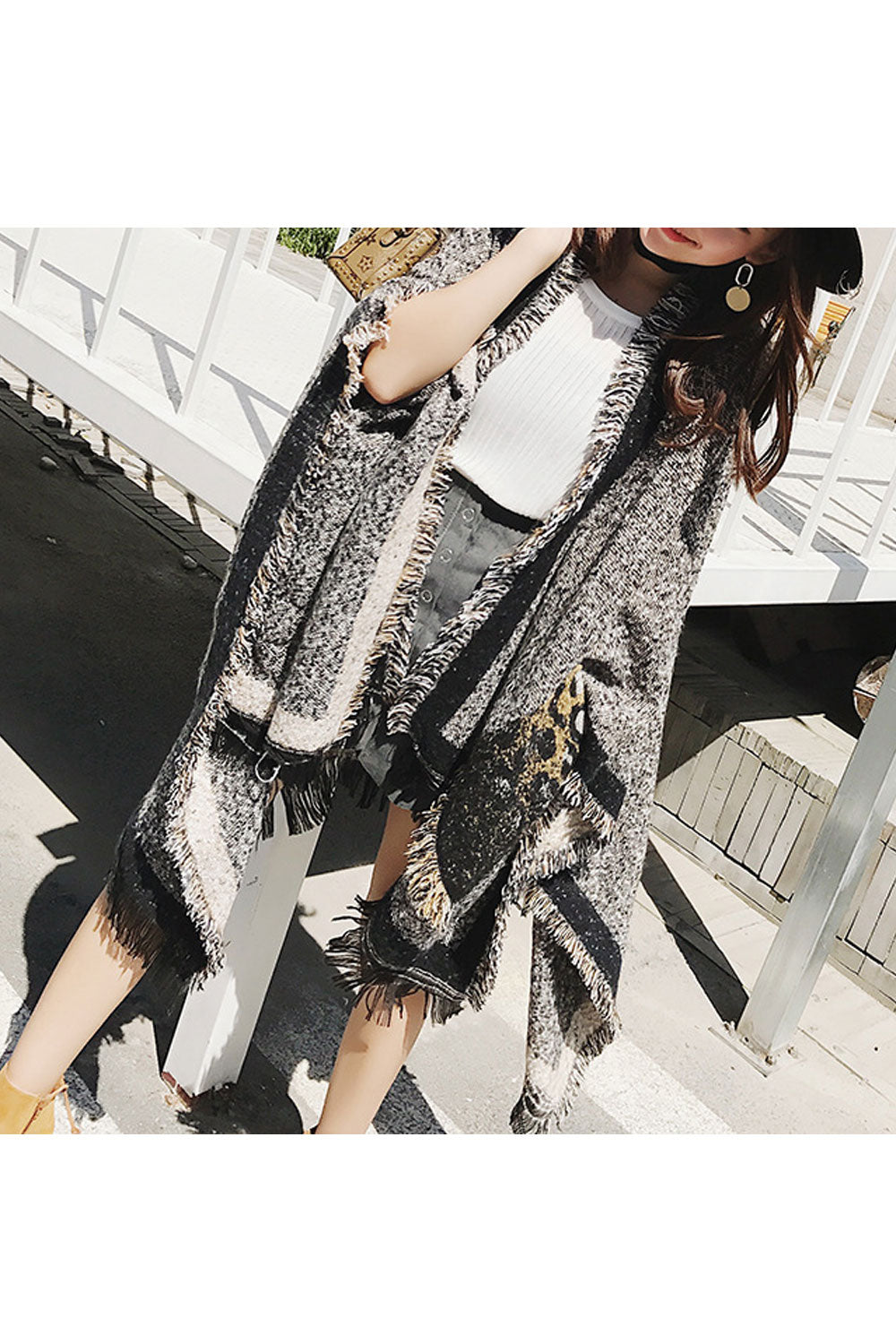 Women Beautiful Winter Autumn Warm Thick Shawl