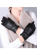 Women Winter Autumn Bow Thick & Warm Gloves