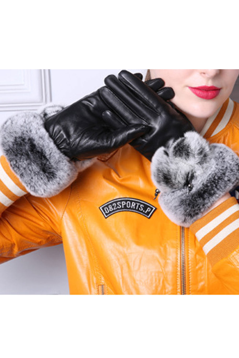 Women Fashion Thick & Warm Solid Colored Casual Gloves