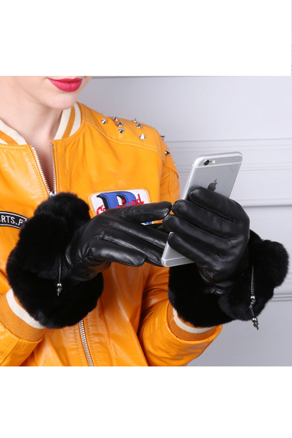 Women Fashion Thick & Warm Solid Colored Casual Gloves
