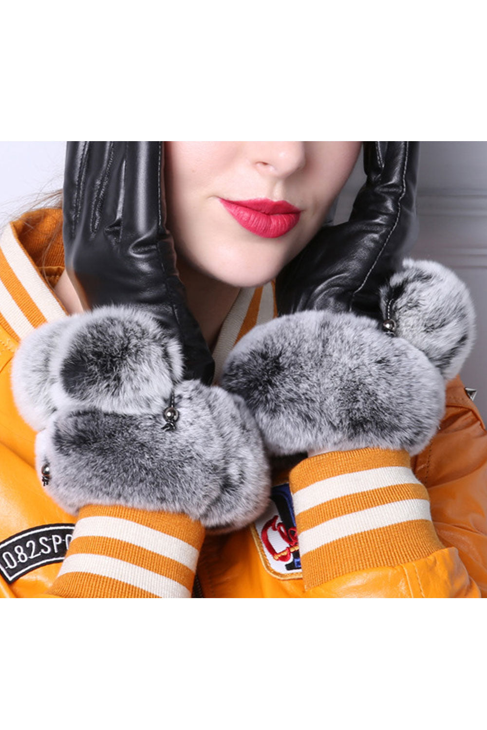Women Fashion Thick & Warm Solid Colored Casual Gloves
