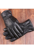 Women Comfortable Winter Warm Thick Solid Colored Gloves