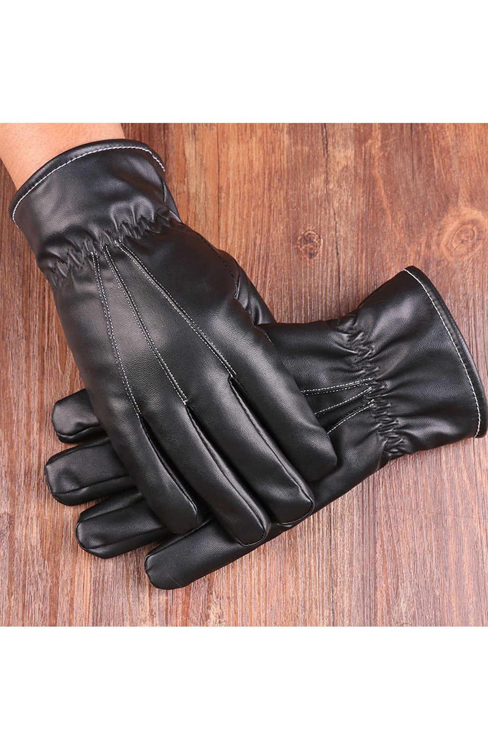 Women Comfortable Winter Warm Thick Solid Colored Gloves