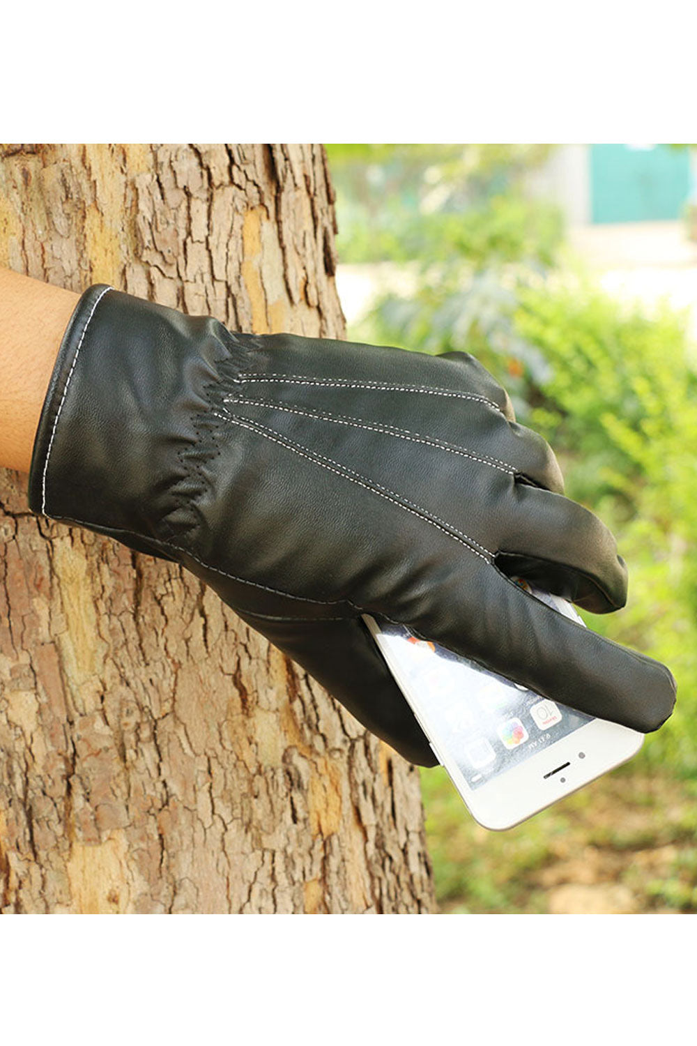 Women Comfortable Winter Warm Thick Solid Colored Gloves
