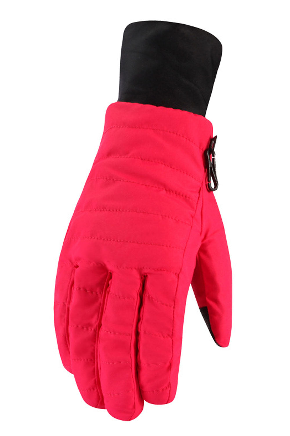 Women Solid Color Sports Windproof Ski Gloves