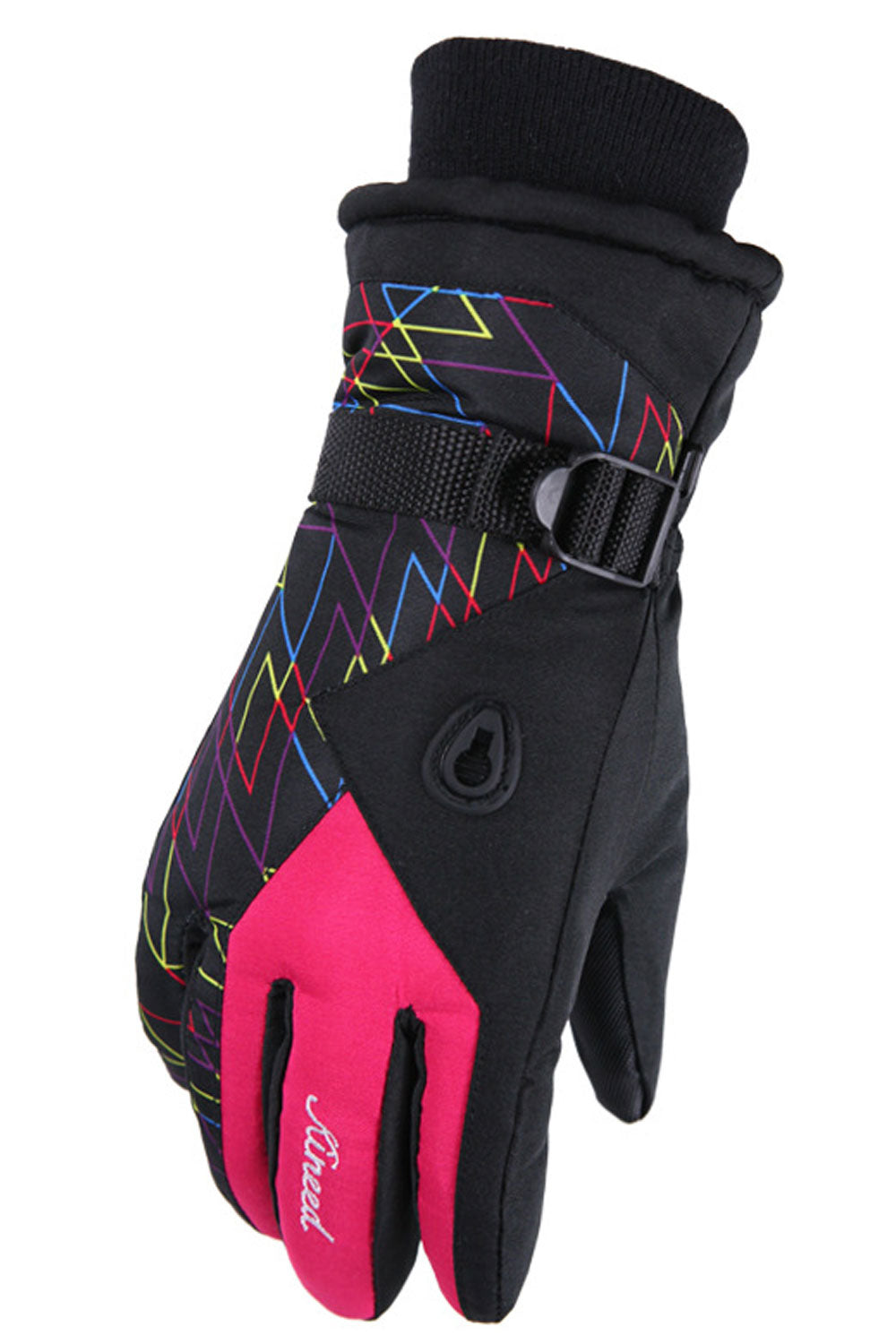 Women Windproof Thick & Warm Waterproof Ski Gloves