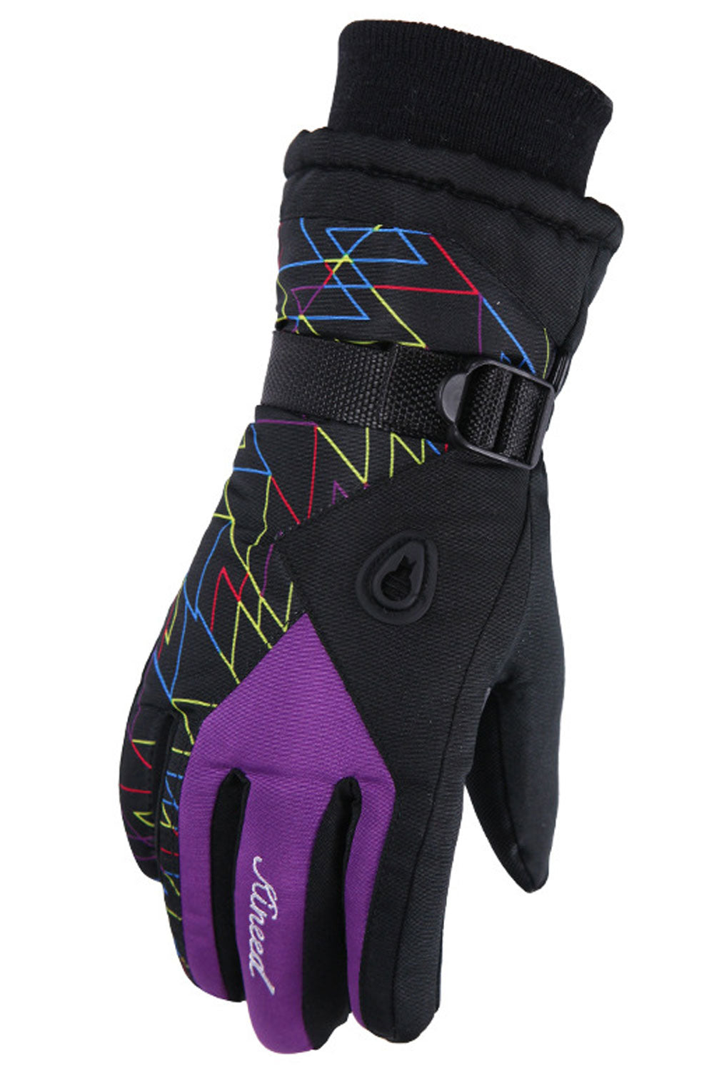 Women Windproof Thick & Warm Waterproof Ski Gloves