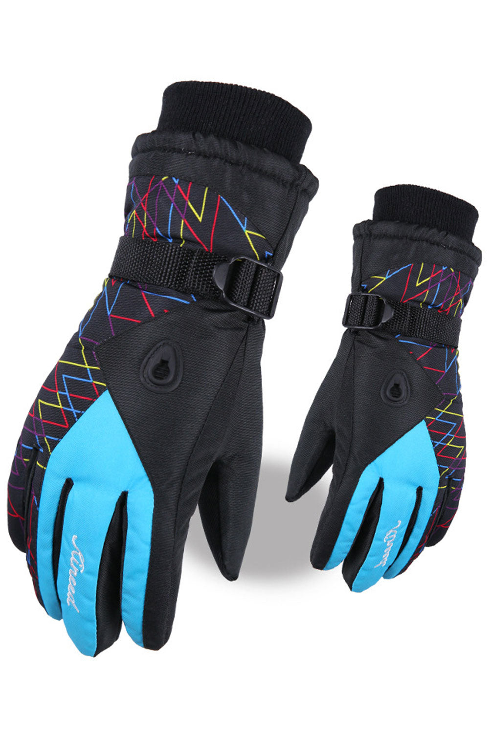 Women Windproof Thick & Warm Waterproof Ski Gloves